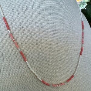 Handmade Miyuki Delica Seed Bead Necklace